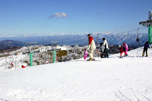 冬のスキー
